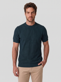 CAMISETA TRICOT KNIT VERDE ZIGMA