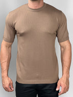 CAMISETA TRICÔ FIRENZE MARROM ZIGMA