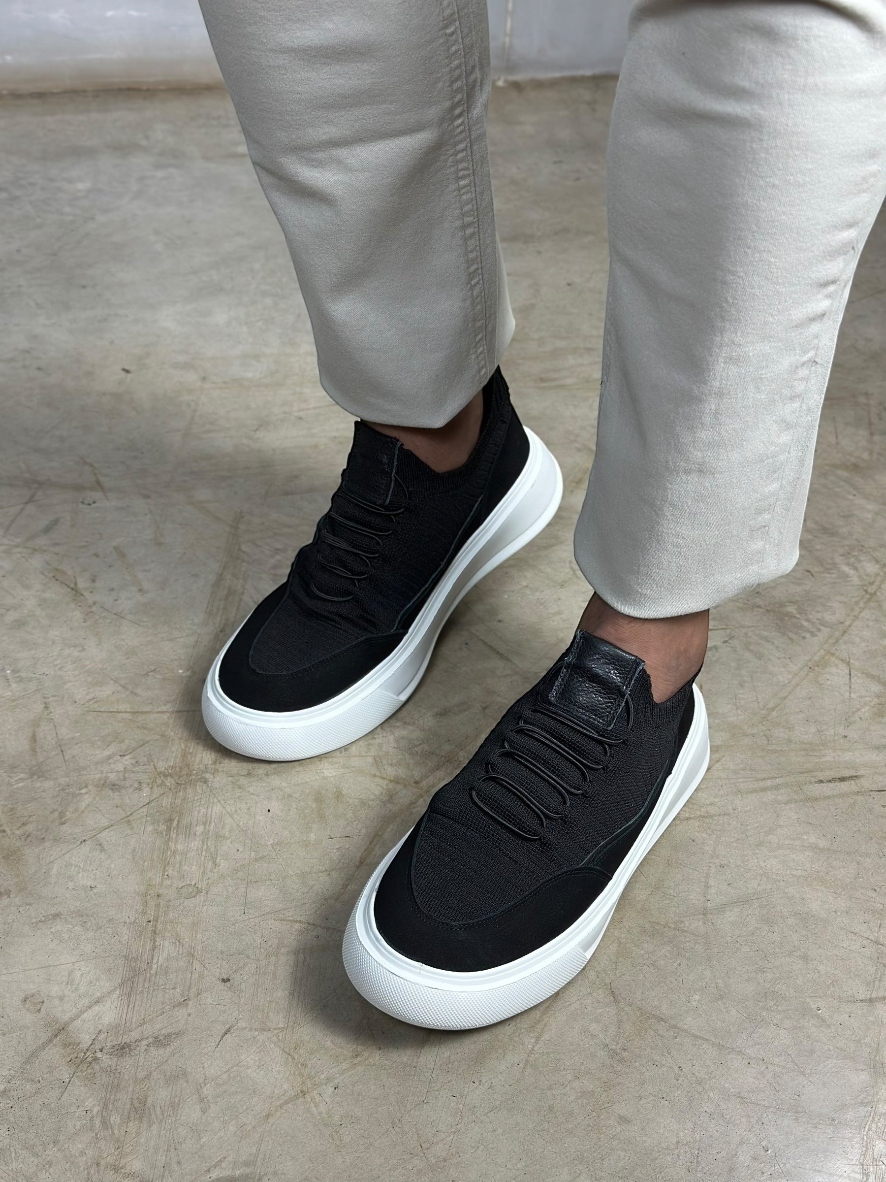 TENIS KNIT VIVACE PRETO ZIGMA