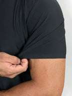 POLO ZIPER TECH ELASTANO/POLIAMIDA PRETO ZIGMA