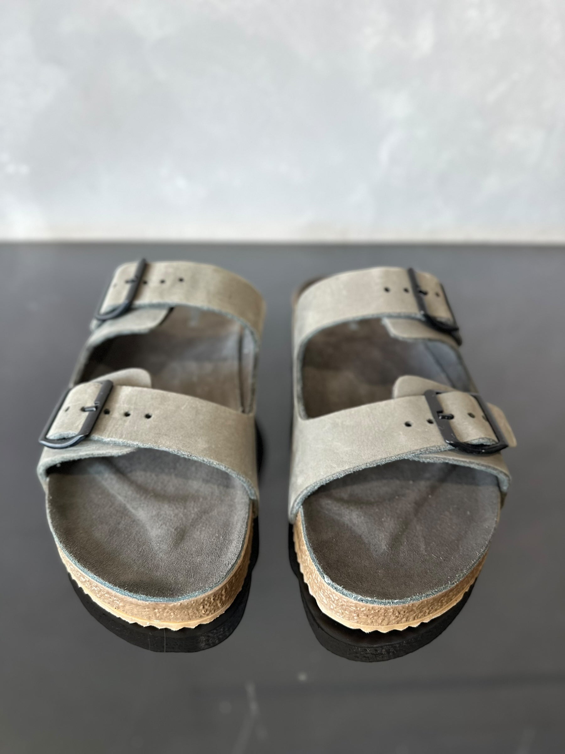 BIRKEN COURO CINZA ZIGMA