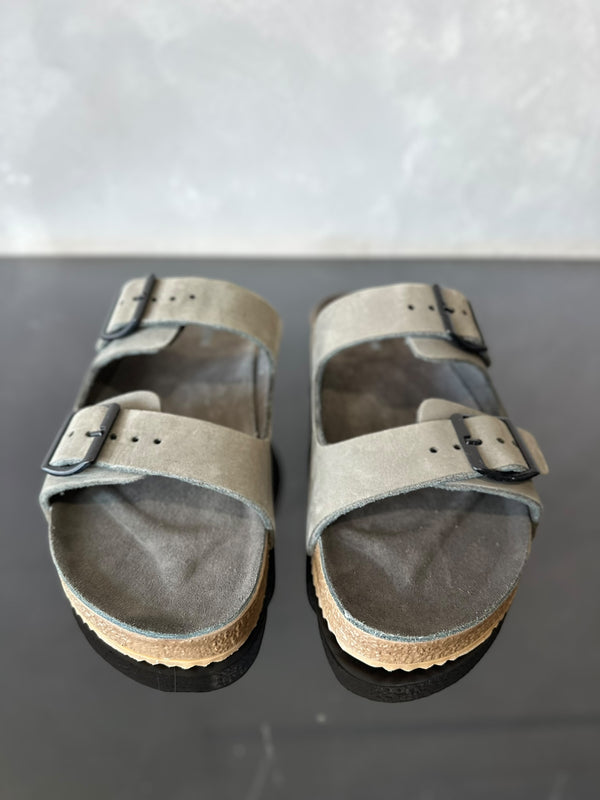 BIRKEN COURO CINZA ZIGMA