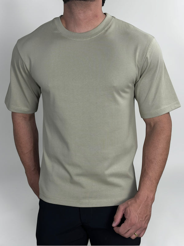 CAMISETA OVER CONFORT KHAKI SUAVE ZIGMA