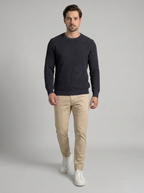 SUETER TRICO TEXTURE AZUL MARINHO ZIGMA