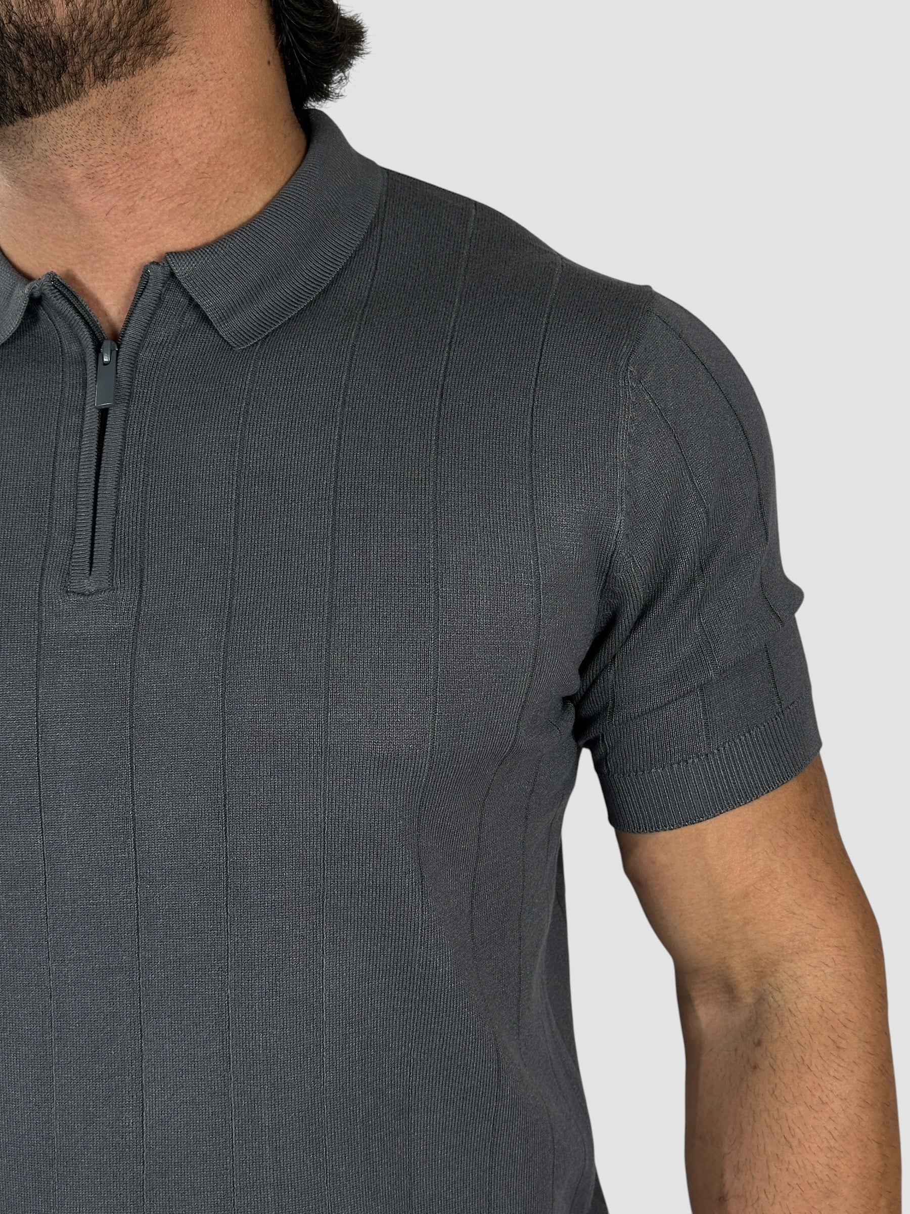 GOLA POLO ZEGNA C/ZIPER CHUMBO ZIGMA