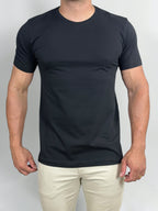 CAMISETA SMART ALGODAO EGIPCIO PRETO ZIGMA