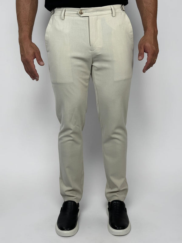 CALÇA  ALF ATENAS AJUSTE LATERAL BEGE ZIGMA