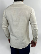CAMISA M/L LINHO PREMIUM NATURAL ZIGMA