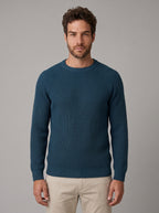 SUETER TEXTURE SIENA AZUL PETROLEO ZIGMA
