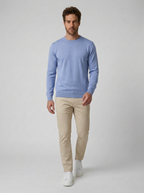SUÉTER ESSENTIAL GOLA REDONDA AZUL CLARO ZIGMA