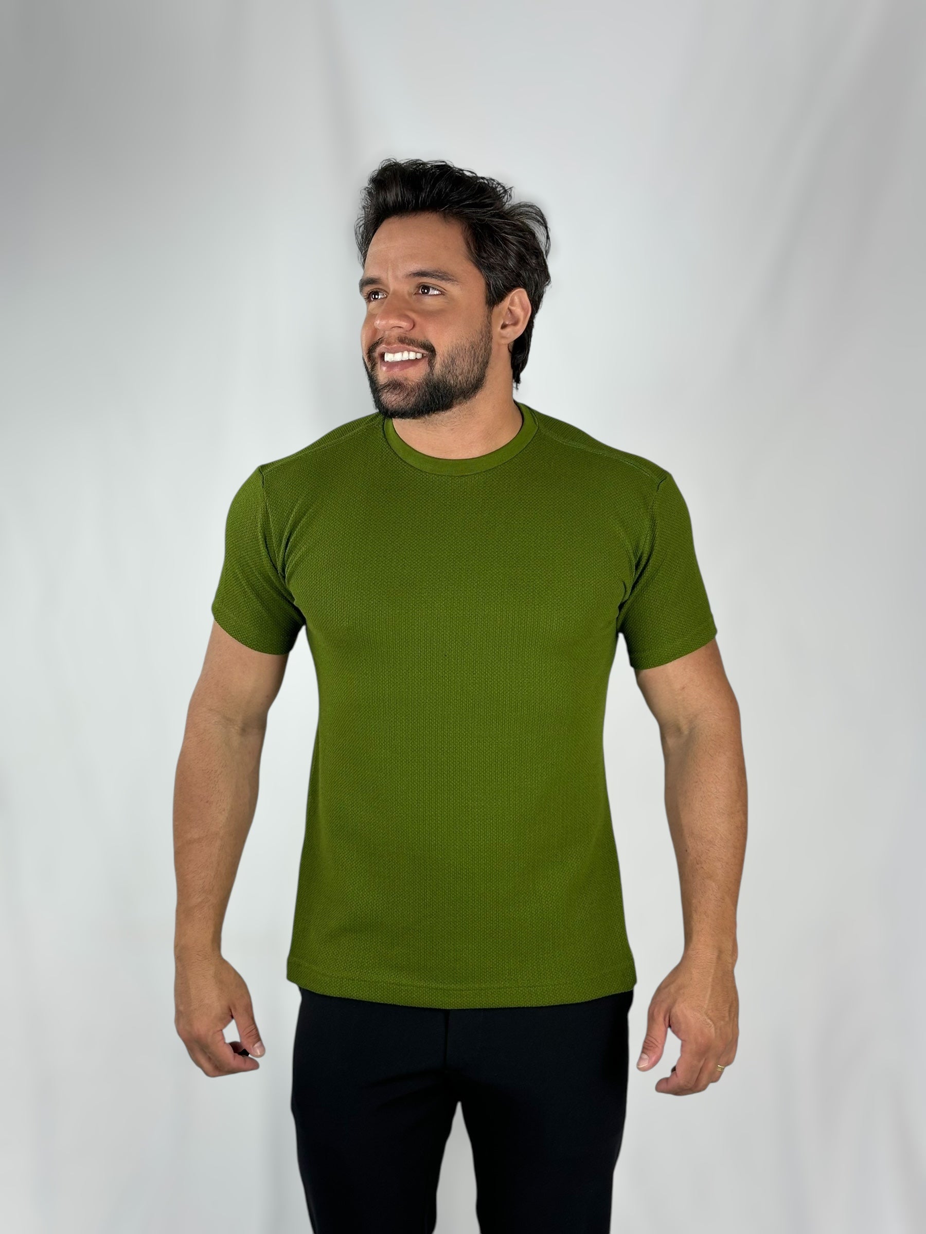 CAMISETA HERITAGE VERDE BANDEIRA ZIGMA