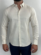 CAMISA M/L LINHO BLEND NATURAL ZIGMA