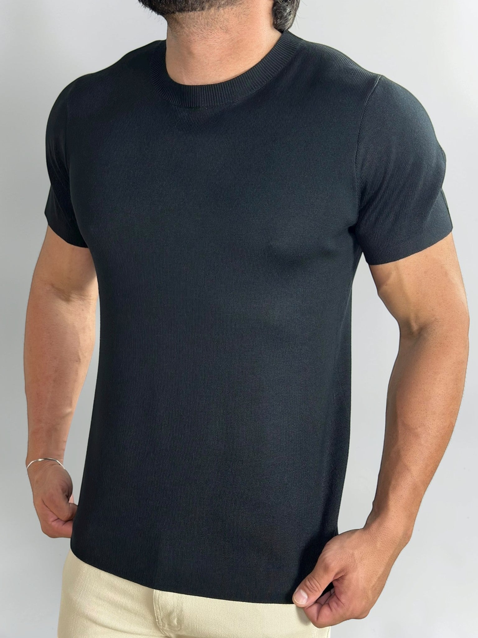 CAMISETA TRICOT SIENA SOFT PRETA ZIGMA