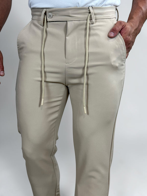 CALÇA TORINO COMFORT BEGE ZIGMA