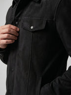 JAQUETA SUEDE SHERPA ASPEN PRETA ZIGMA
