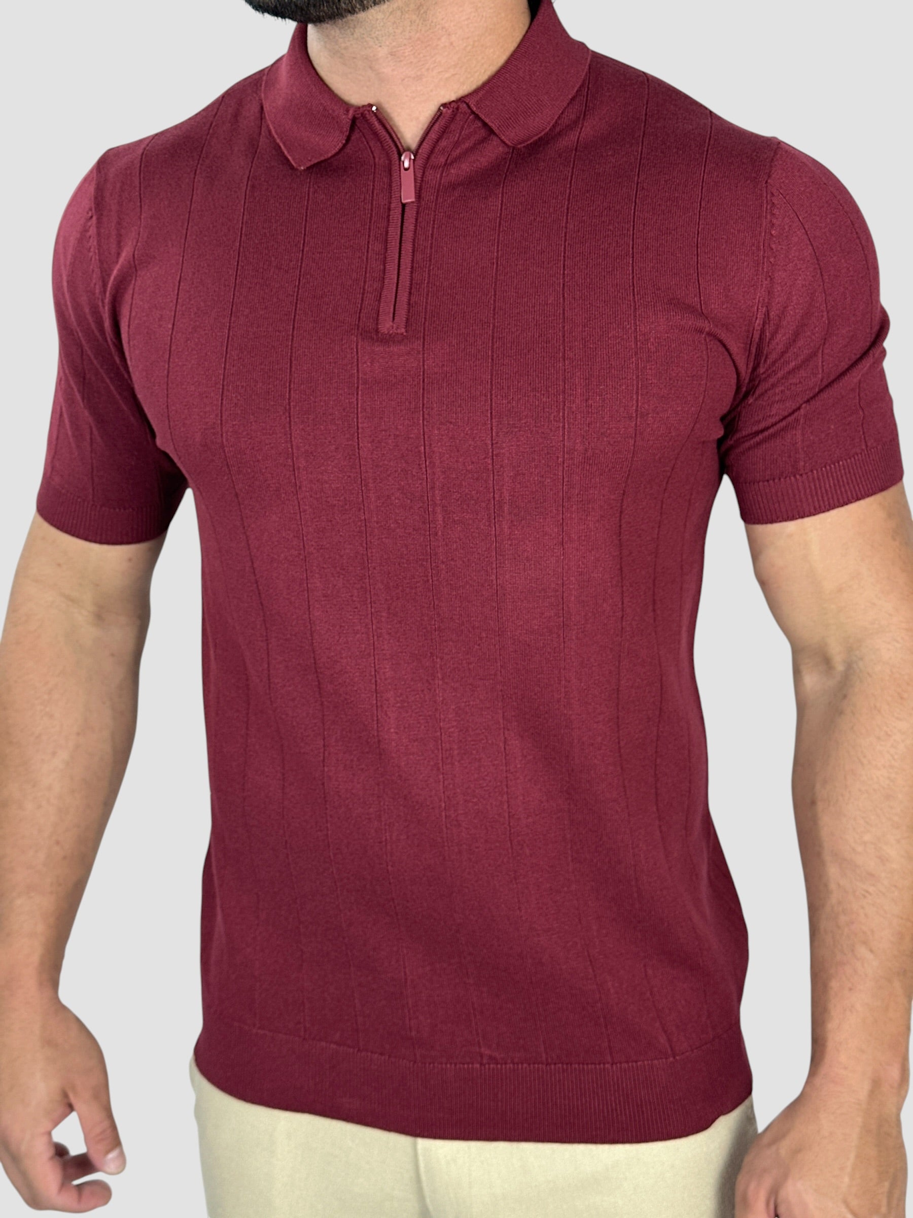 GOLA POLO ZEGNA C/ZIPER BORDO ZIGMA