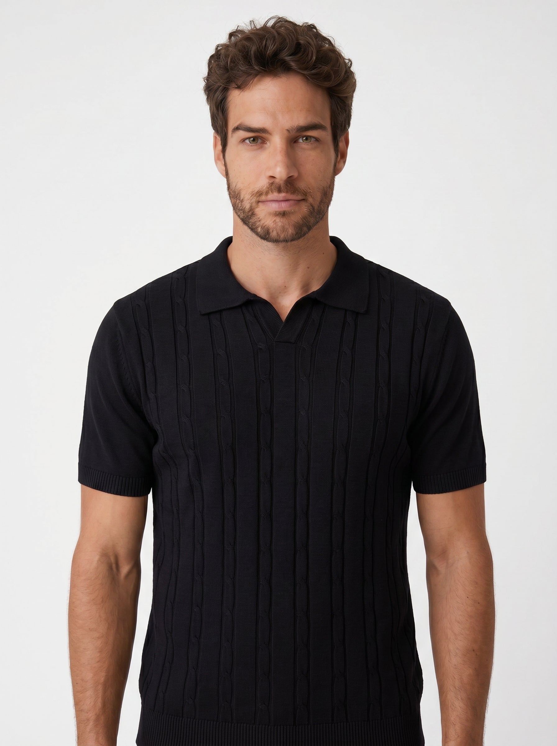 POLO RIVIERA V TRICOT PRETA ZIGMA
