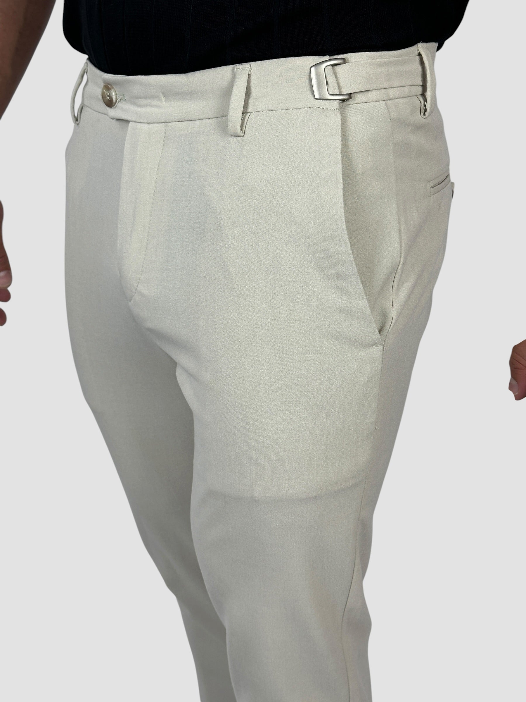 CALÇA  ALF ATENAS AJUSTE LATERAL BEGE ZIGMA