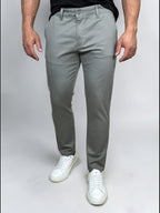 CALÇA  ALF SKINNY CINZA GRAFITE ZIPOFF
