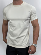 CAMISETA COMFORT STRETCH BEGE ZIGMA