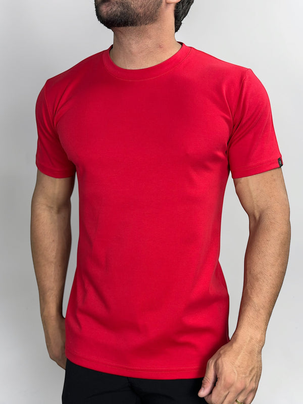CAMISETA PIMA INTERLOCK VERMELHO ZIGMA