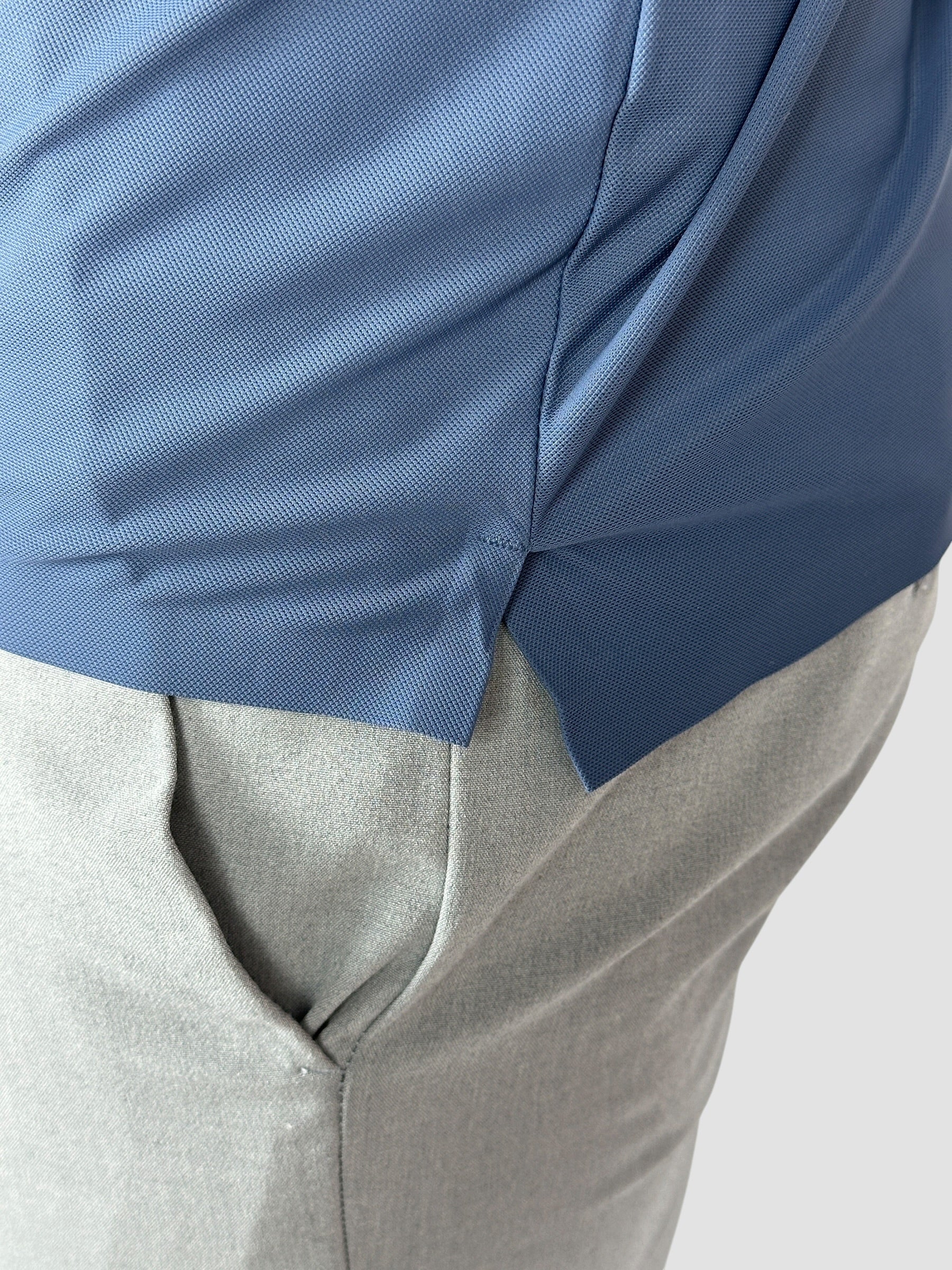 GOLA POLO TECH C/ZIPER AZUL ZIGMA