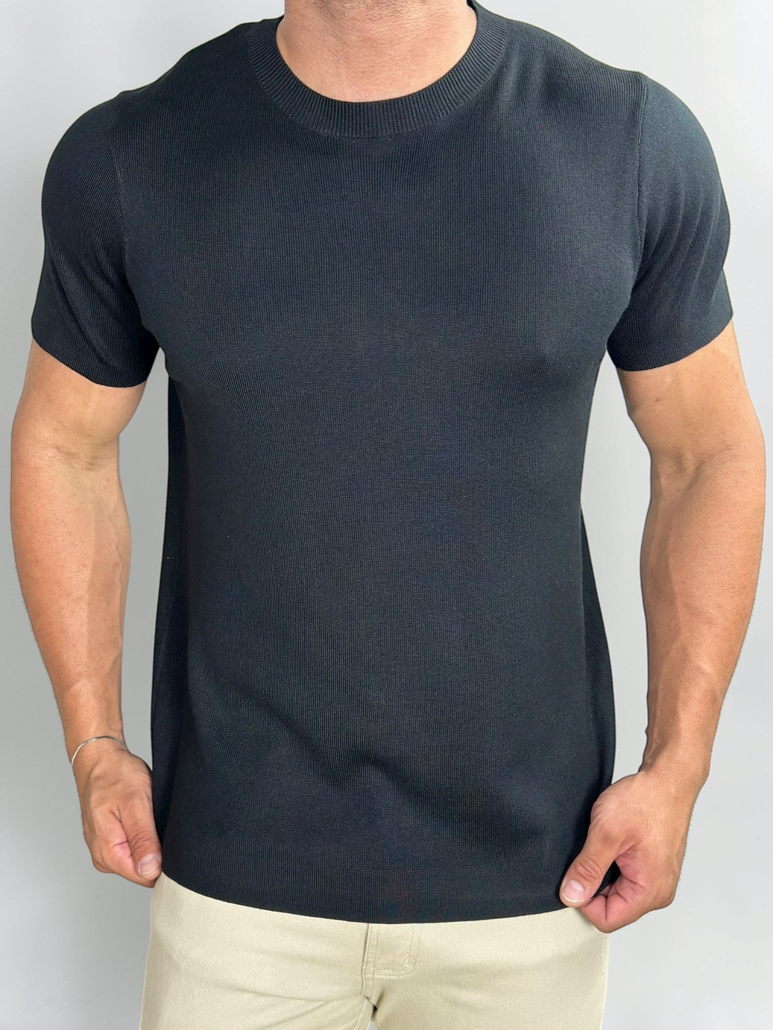 CAMISETA TRICOT SIENA SOFT PRETA ZIGMA