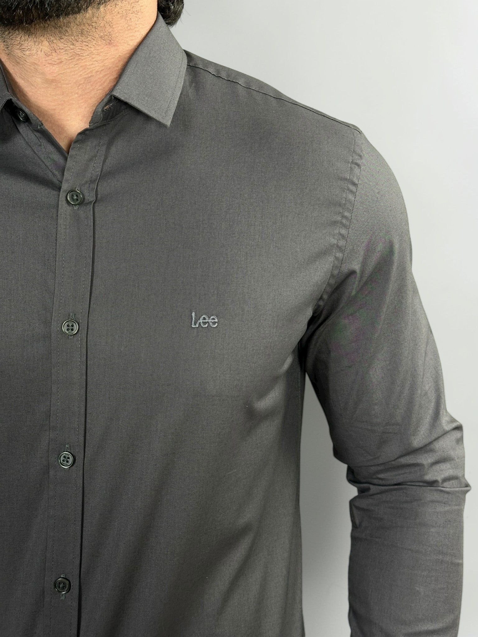 CAMISA M/L STRECH CHUMBO LEE