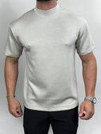 CAMISETA OVERSIZED VELLUTO SOFT CINZA ZIGMA
