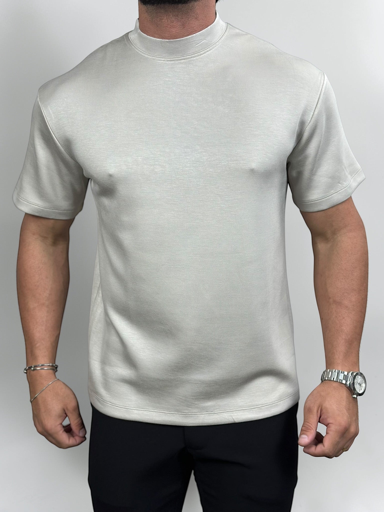 CAMISETA OVERSIZED VELLUTO SOFT CINZA ZIGMA