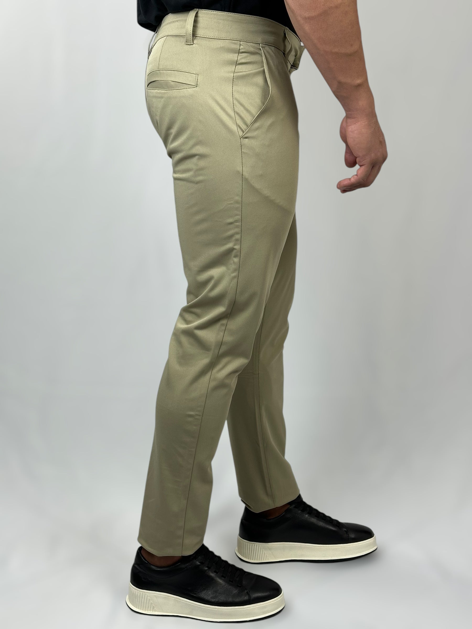CALCA ALFTARIA OLDTECH FRANK KHAKI ZIGMA
