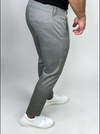 CALÇA  ALF SKINNY CINZA GRAFITE ZIPOFF
