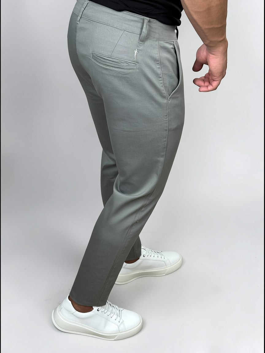 CALÇA  ALF SKINNY CINZA GRAFITE ZIPOFF