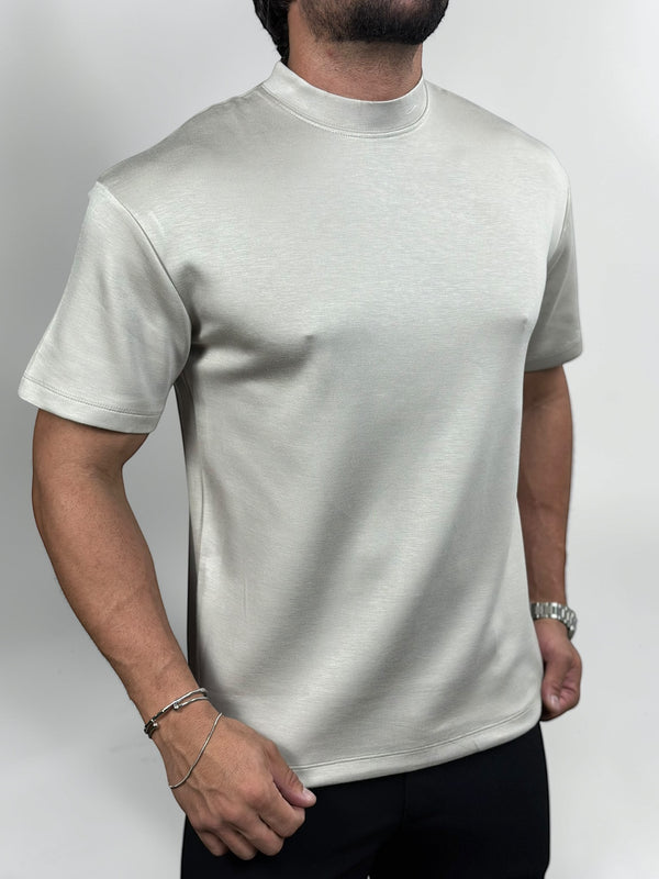 CAMISETA OVERSIZED VELLUTO SOFT CINZA ZIGMA