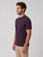 CAMISETA TRICOT KNIT VINHO ZIGMA