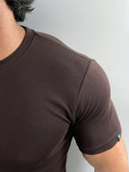 CAMISETA PIMA INTERLOCK MARROM ZIGMA