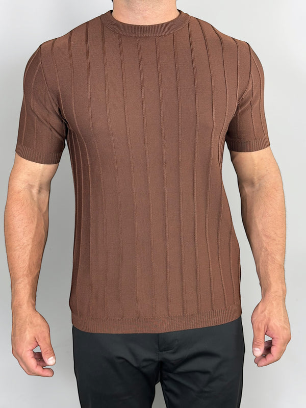 CAMISETA TRICOT RIVAGE CHOCOLATE ZIGMA