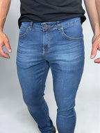 CALÇA MALONE STRECH SKINNY INDRA SKY LEE