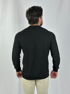 SUETER TRICOT VERTICE PRETO ZIGMA