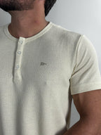 CAMISA HENLEY TRICOT HERITAGE NATURAL URBO