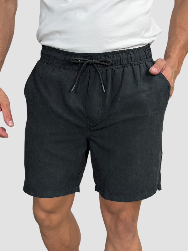 SHORT RIVIERA VELLUTO PRETO ZIGMA