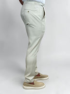 CALÇA ALF VIENA AJUSTE LATERAL AREIA ZIGMA