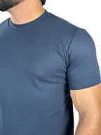 CAMISETA SUPERSOFT GOLA MEDIA  AZUL MARINHO ZIGMA