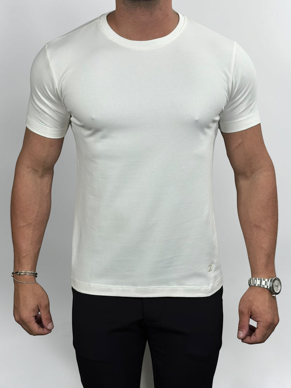 CAMISETA ESSENTIAL COTTON PREMIUM OFF WHITHE ZIGMA