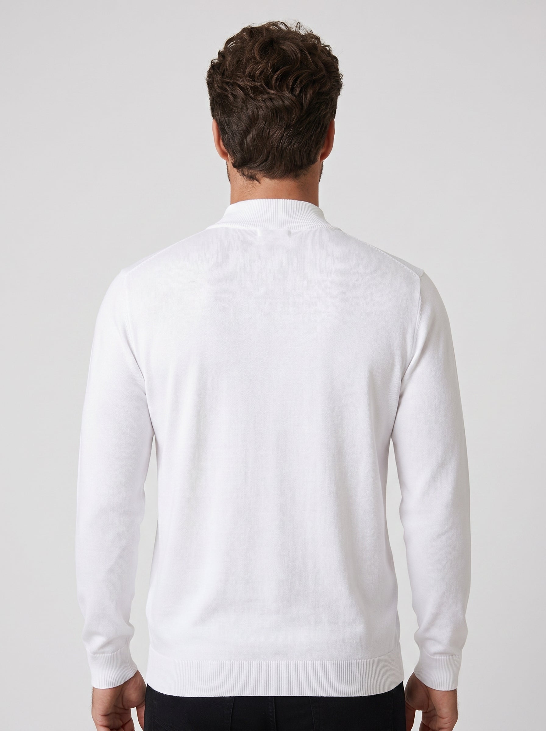 TRICOT GOLA ALTA ESSSENTIAL BRANCO ZIGMA