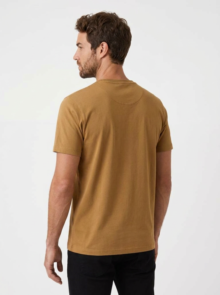 CAMISETA ESSENTIAL COTTON PREMIUM CARAMELO ZIGMA