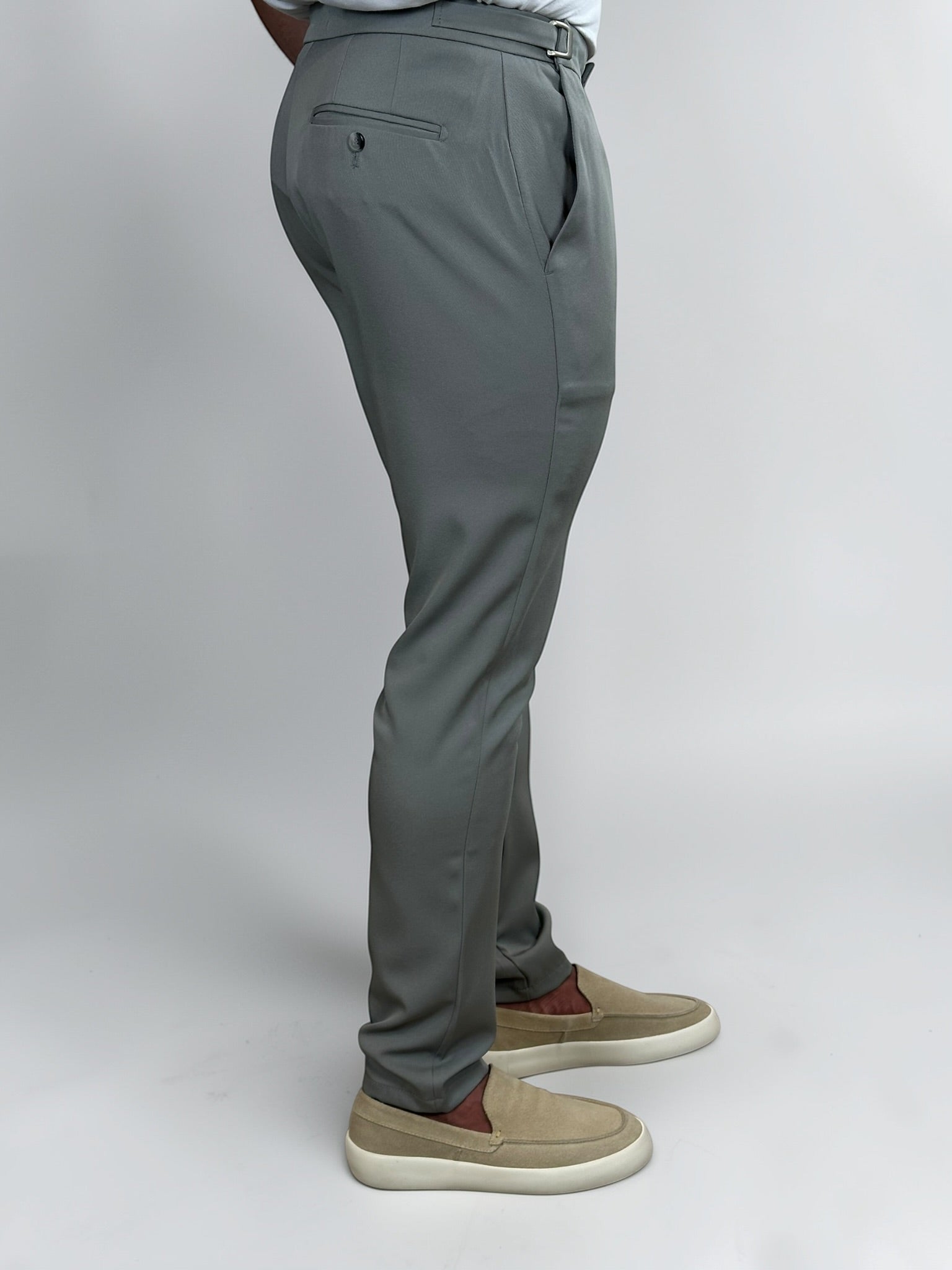 CALÇA ALF VIENA AJUSTE LATERAL CINZA ZIGMA