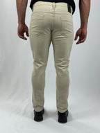 CALÇA SARJA TRADICIONAL BEGE URBO
