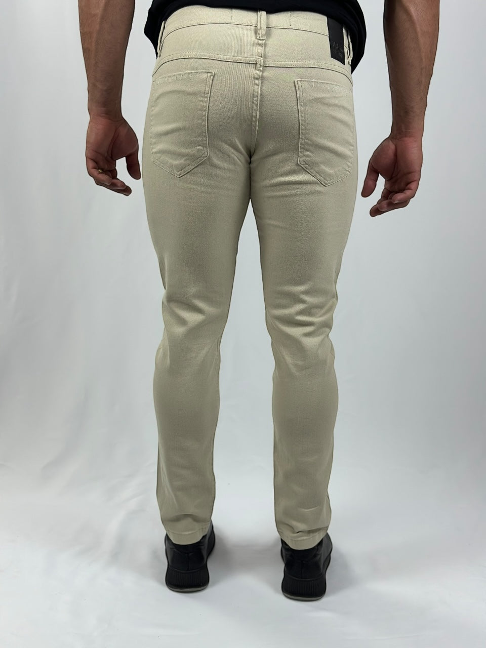 CALÇA SARJA TRADICIONAL BEGE URBO