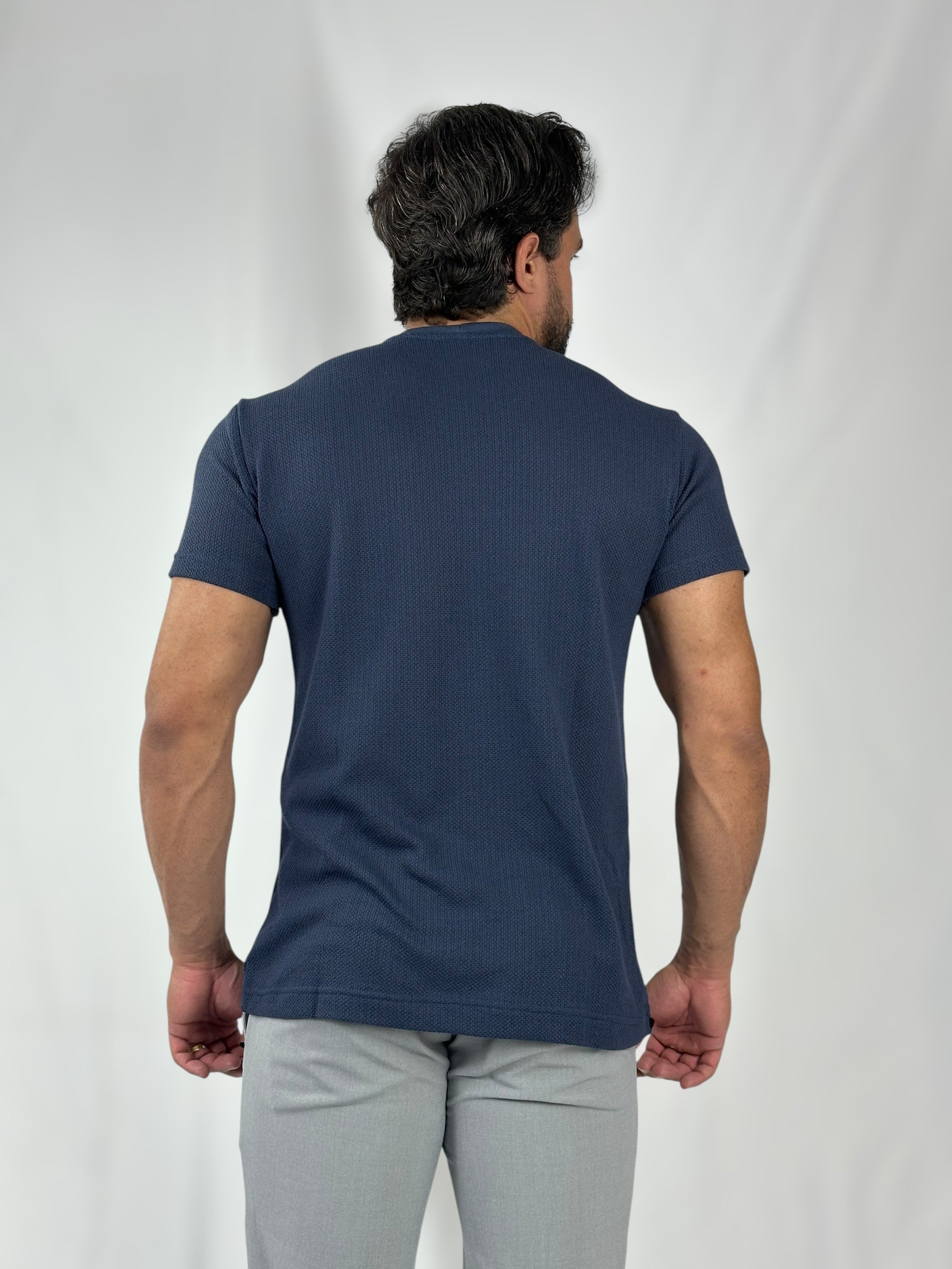 CAMISETA HERITAGE AZUL MARINHO ZIGMA